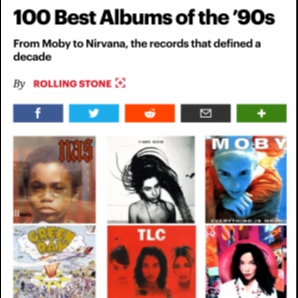 Rolling Stone' Top 100 Albums of the 90's