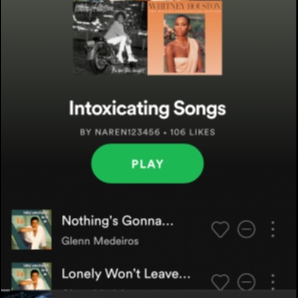 Intoxicating songs