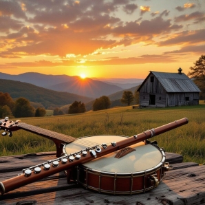 Back Porch Instrumentals: Country, Folk & Jazz Flute